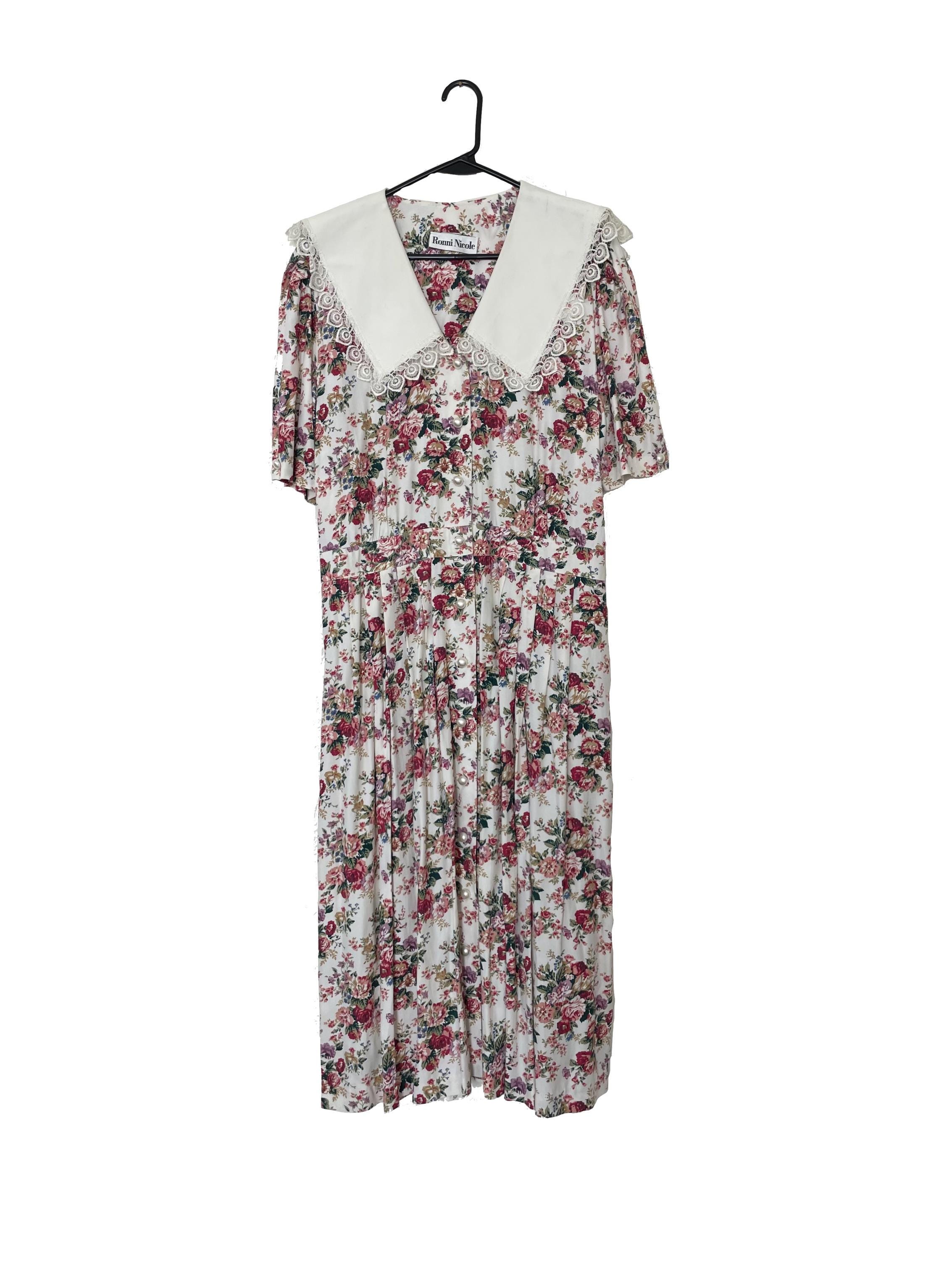 Vintage 90s Floral Dresses - Etsy