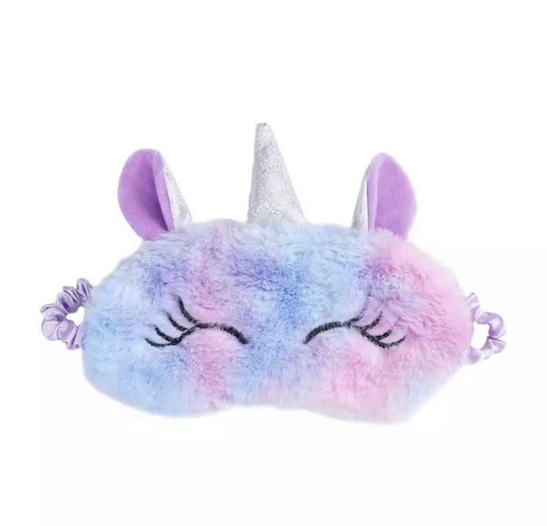 Faux Fur Pastel Rainbow Unicorn Crossbody Bag