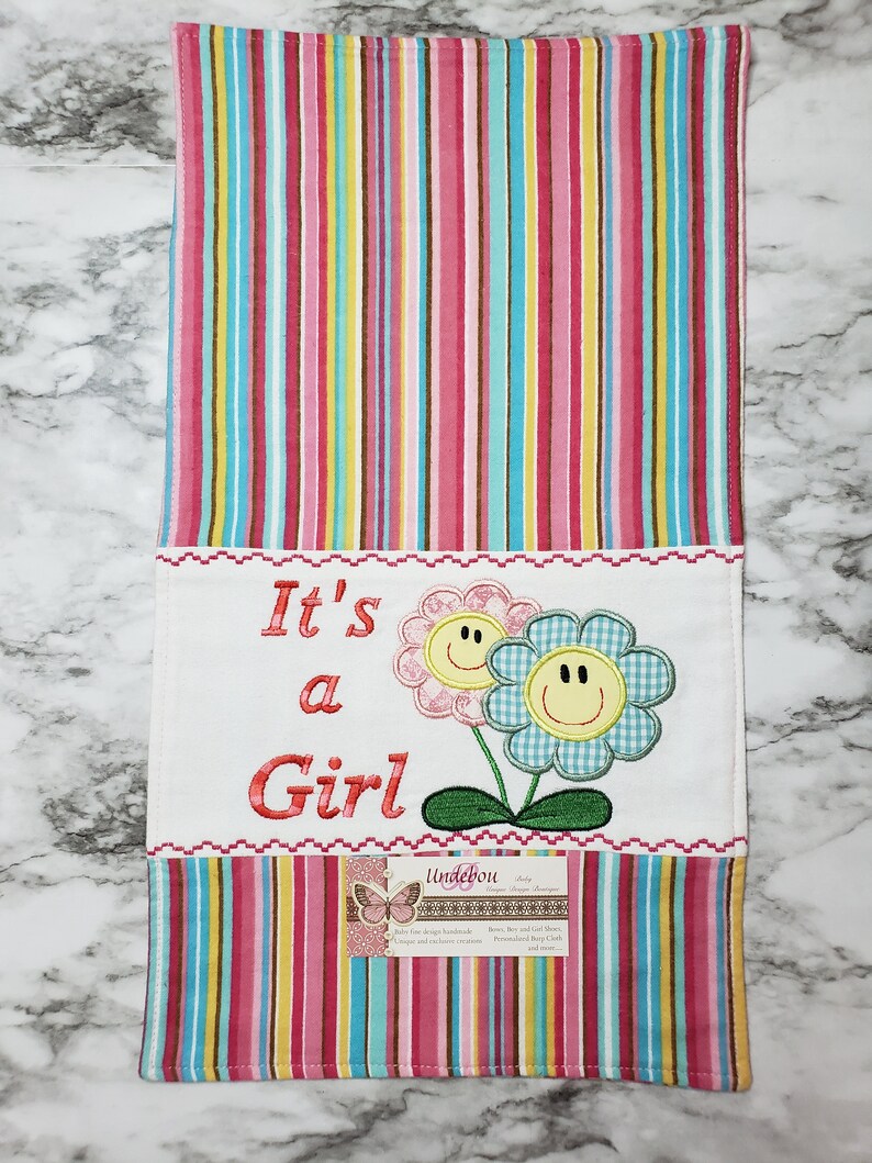 Flannel Burp Cloths/Handmade Burp Cloth Flannel/Flower Etsy