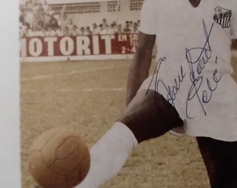 Album de Ouro 1964 SANTOS F C - History and statistics - PELÉ O Rei - The King - Autografato Authographed