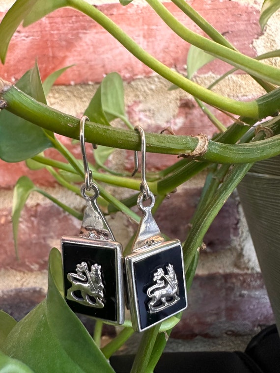 Lion of Judah dangle earrings