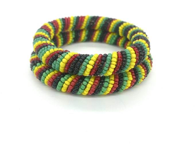 Set 2 Maasai tribe beaded bangles