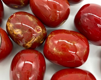 Red Kenyan Clay beads
