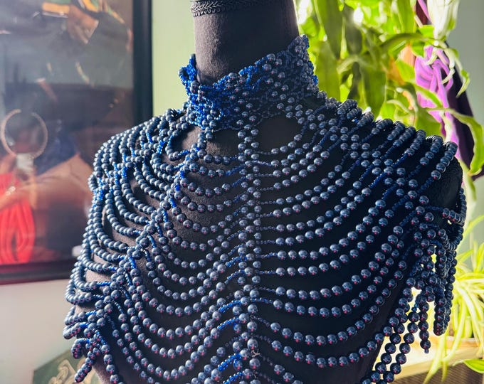 Power Adornment – Handmade Statement Collar, Made in Kenya