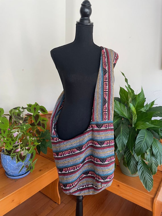 Large boho crossbody bag