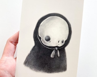 Sweet Reaper, a 4 x 6 inch mini postcard print