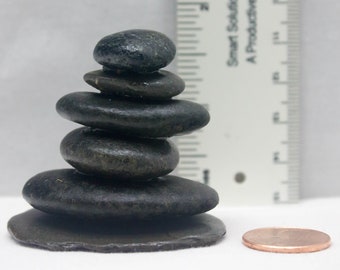 Small Lake Superior Stacked Rock #7 -  Rock Cairn - Beach Rock -  Inukshuk - Fairy Garden - Zen