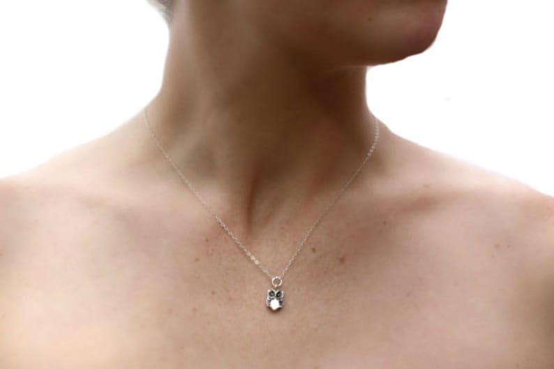 FB Jewels Solid 925 Sterling Silver Owl Charm FB Jewels Solid 925 Sterling Silver Owl Charm