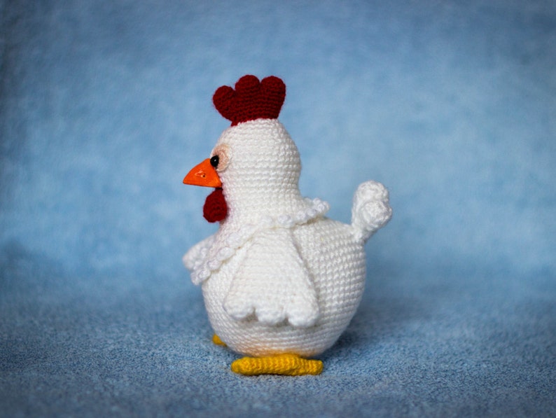 Egg Laying Hens ToyMagic. Chikens Egglaying Hens Eggs Crochet Pattern PDF Instant Download Amigurumi image 3