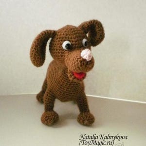 Pocket Puppy Toto – Crochet Pattern by ToyMagic [PDF Instant Download Amigurumi Toy]