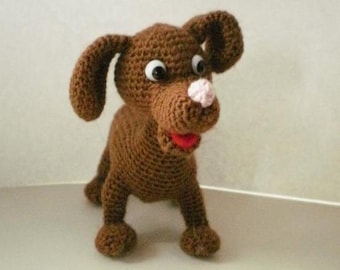 Pocket Puppy Toto – Crochet Pattern by ToyMagic [PDF Instant Download Amigurumi Toy]