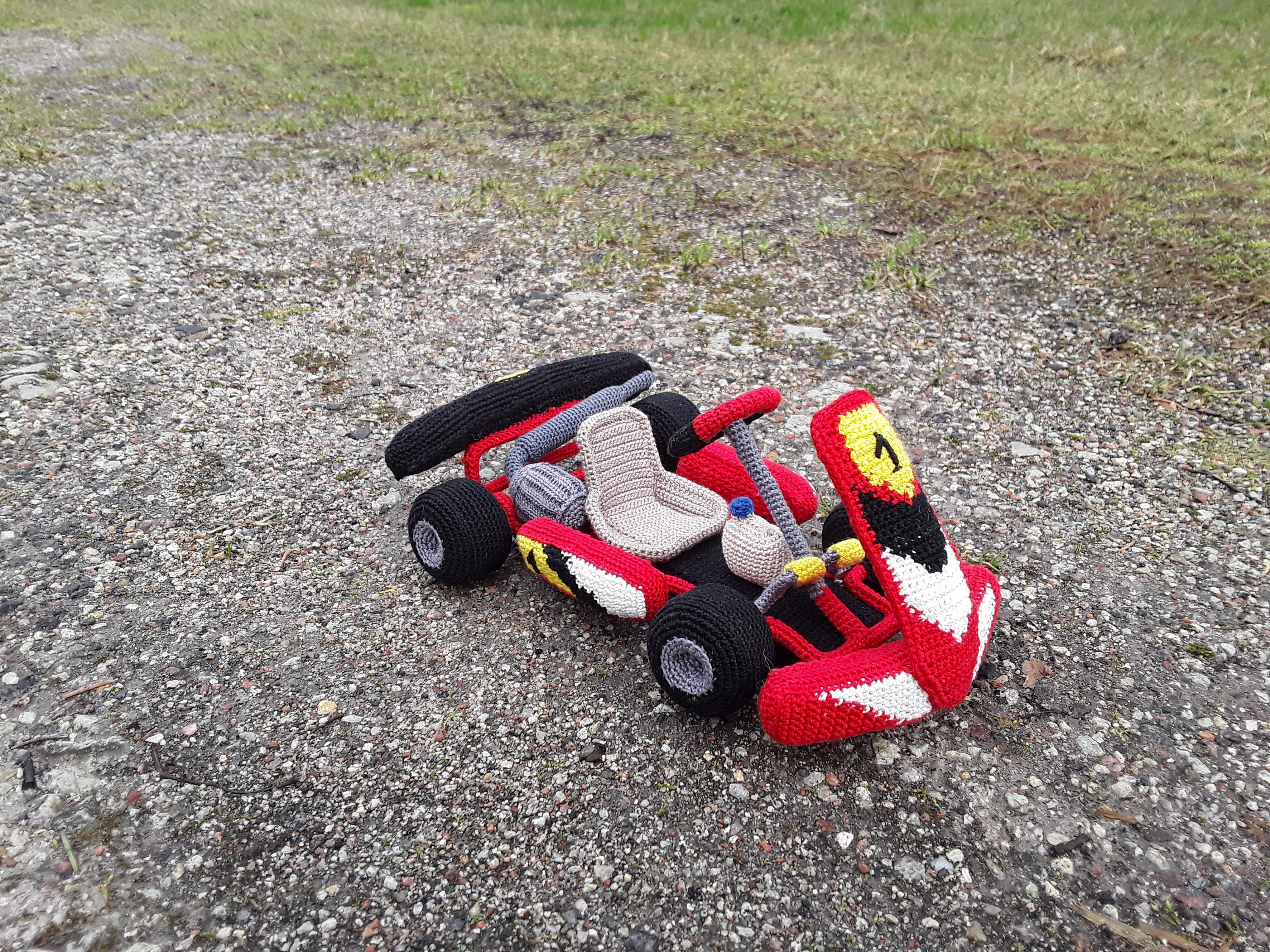 Karting Inspired by Racing Kart CROCHET PATTERN. PDF Amigurumi - Etsy ...