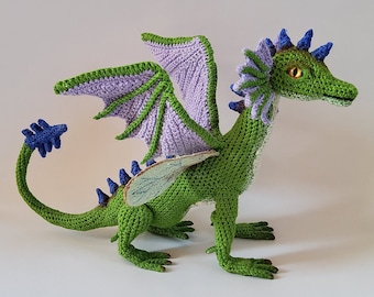 Forest Dragon Amigurumi Crochet pattern PDF Green Dragon by ToyMagic Gift with zodiac sign