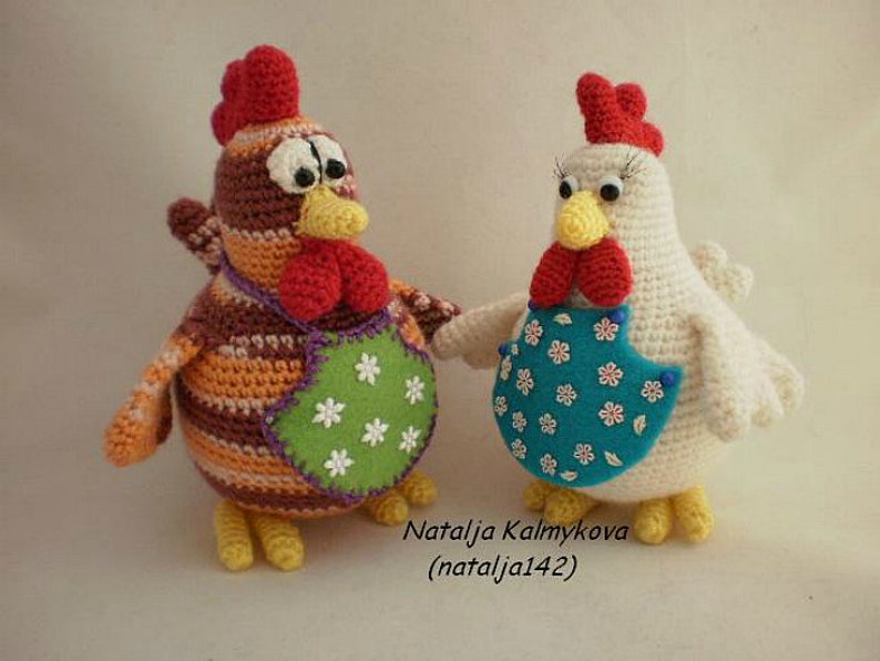 Egg Laying Hens ToyMagic. Chikens Egglaying Hens Eggs Crochet Pattern PDF Instant Download Amigurumi image 4