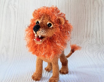 Lion- Crochet Africa Amigurumi Toy PDF PATTERN