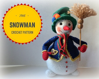 Snowman – Crochet Pattern by ToyMagic [PDF Instant Download Amigurumi Toy]