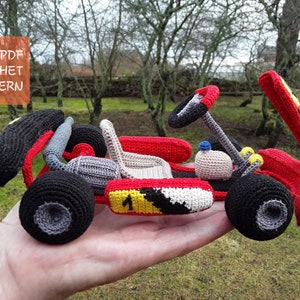 Karting Inspired by Racing Kart CROCHET PATTERN. PDF Amigurumi