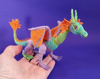 Dragonessa DragoNora Crochet Pattern Simbol 2024 PDF Amigurumi Dragon par ToyMagic