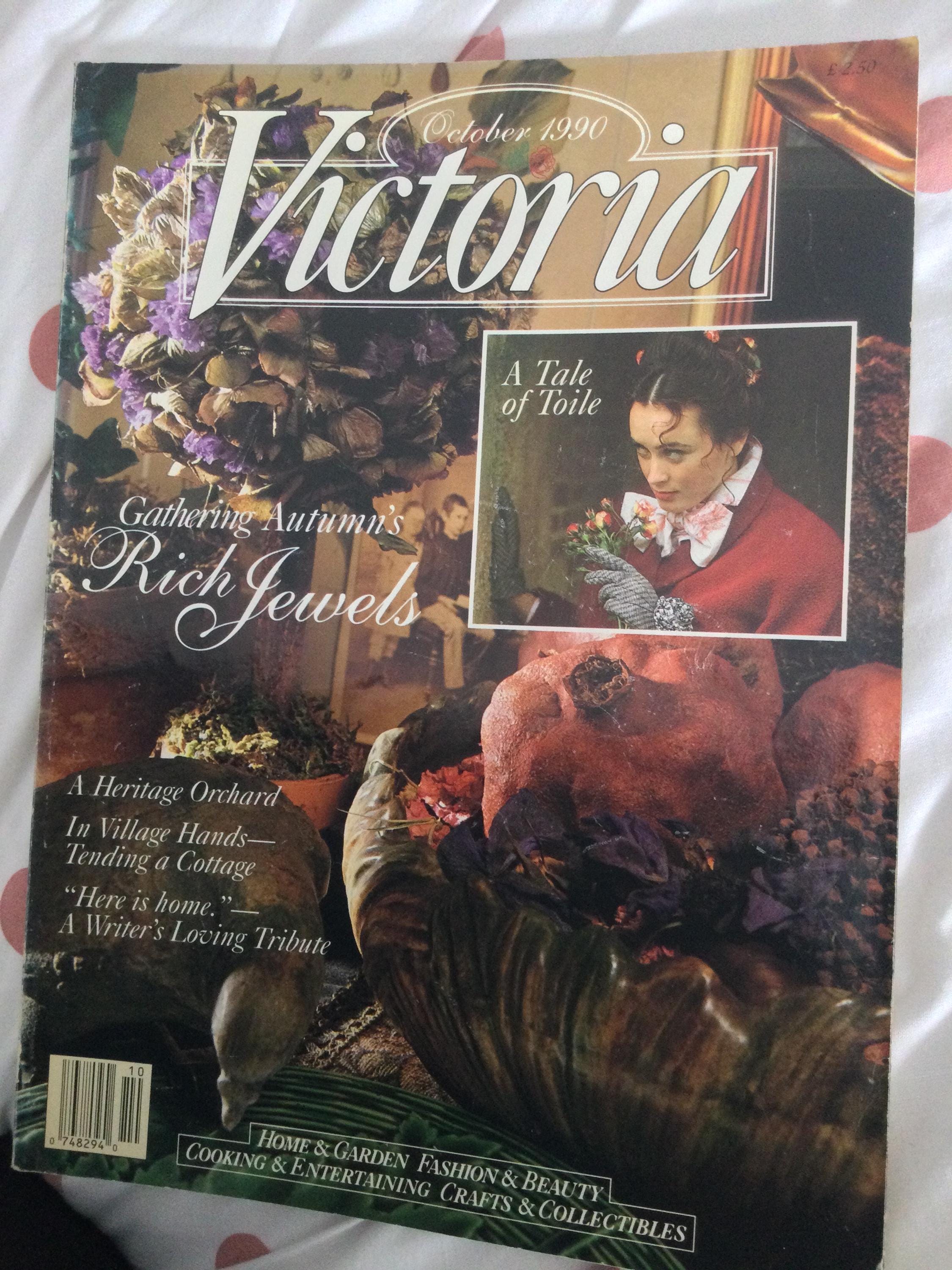 Vintage Victoria Magazine Back Issues - Elegant Editions for the Love ...