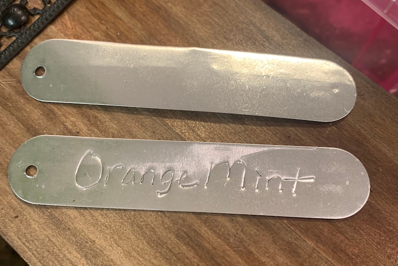 Aluminum Writeon Plant Tags Etsy