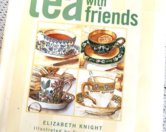 Gift Idea: “Tea With Friends” Book for Birthday, Hostess, Friends, Cook, B&B Owner