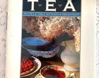 FREE GIFT WRAPPED Gift Vintage Book for Tea, for friend, cook, baker, tea lover, bed and breakfast