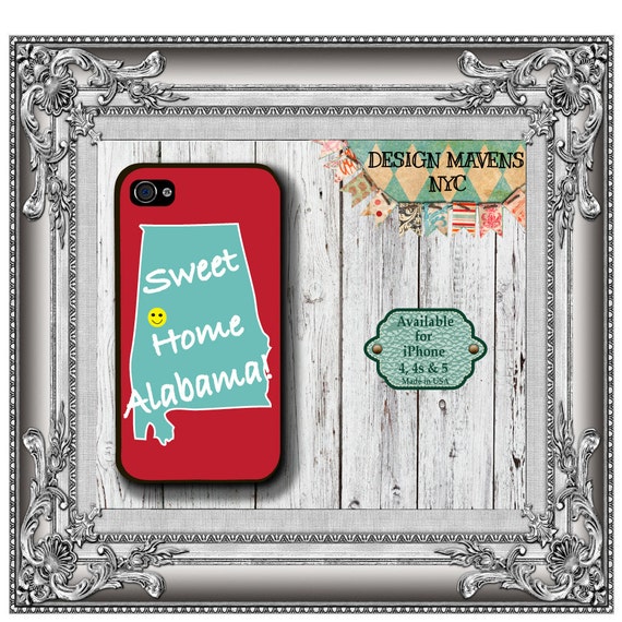Items similar to Sweet Home Alabama iPhone Case, Hard Plastic iPhone