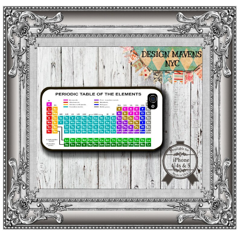 iPhone 6 5c Periodic Table iPhone Case 6s 5 XR 7 Plus iPhone 8 6 Plus iPhone X 8 Plus iPhone 5s Chemistry iPhone Case iPhone 7