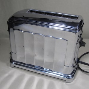 Made in USA Restored - One Slice Toastmaster  Model 1A4 Antique Toaster