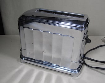 Restored - One Slice Toastmaster  Model 1A4 Antique Toaster