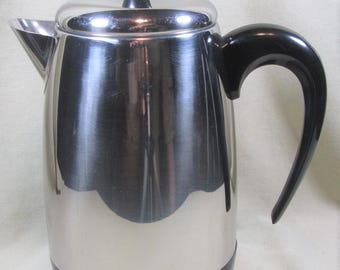Refurbished 2-8 Cup Late 60s USA Made Farberware Model 138 Super Fast Percolator 1126