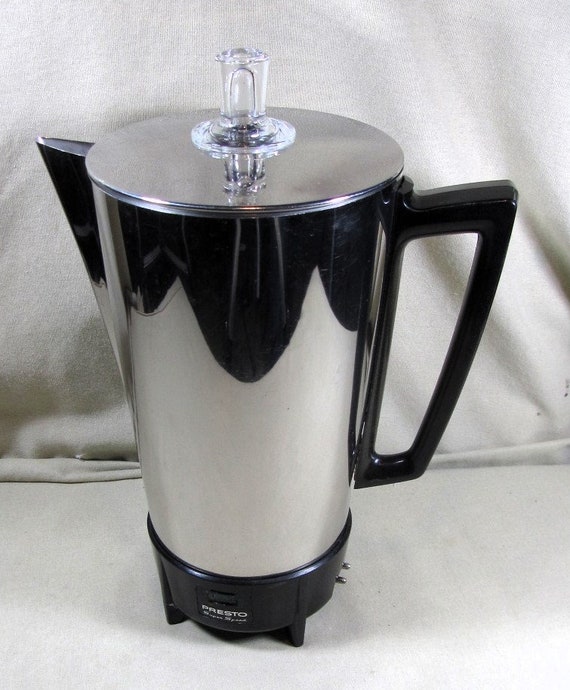 Presto Rebuilt 12 cup Submersible Stainless Steel  1966 Coffee Percolator