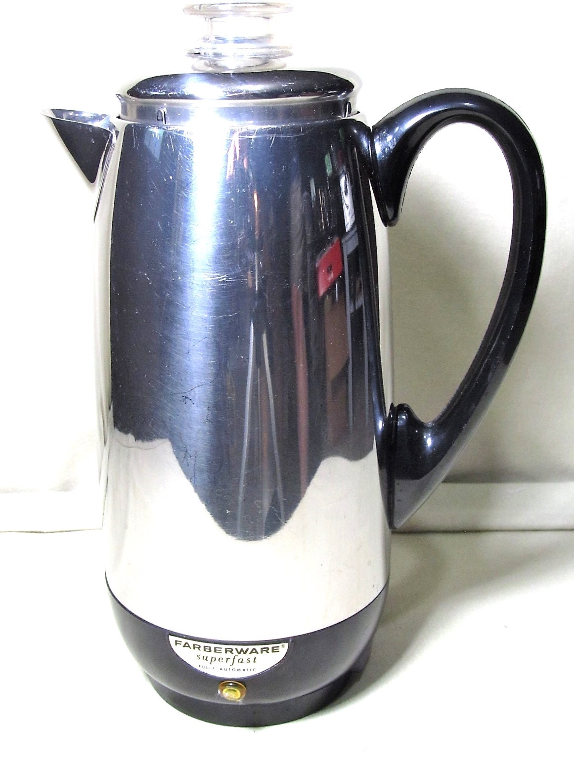 Vtg Farberware Stainless 2-12 Cup Percolator Electric Coffee Pot Maker Made  USA
