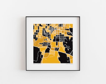 Mizzou | University of Missouri - Map Print