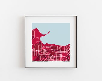 University of Wisconsin–Madison - Map Print