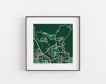 Cal Poly - Map Print