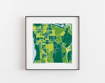 University of Vermont - Map Print