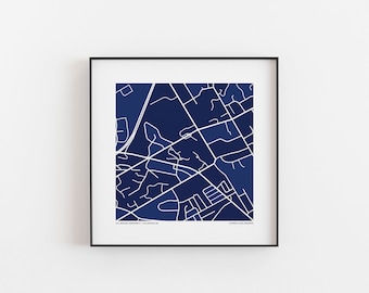 Villanova University - Map Print