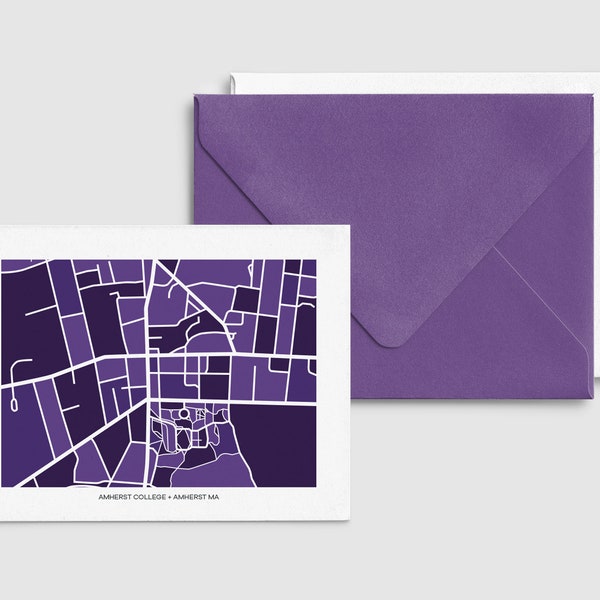 Amherst College - Map Cards