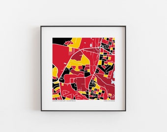 University of Maryland - College Park - Map Print