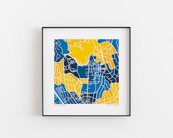 UCLA - Map Print