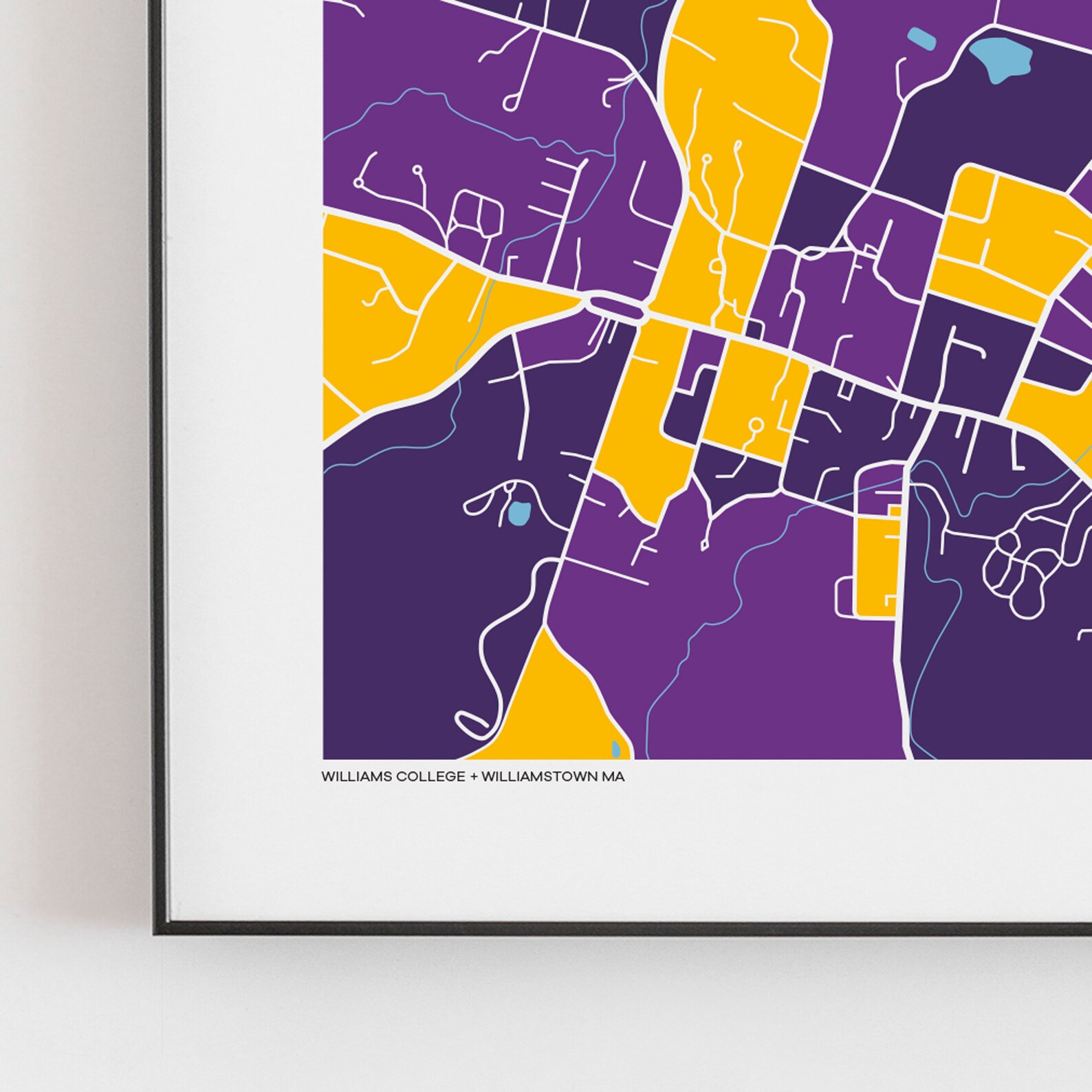 Williams College Map Print - Etsy