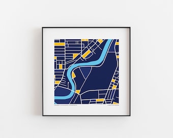 University of Rochester - Map Print