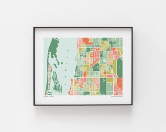 Dunedin, FL - Map Print