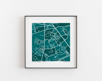 Coastal Carolina University - Map Print