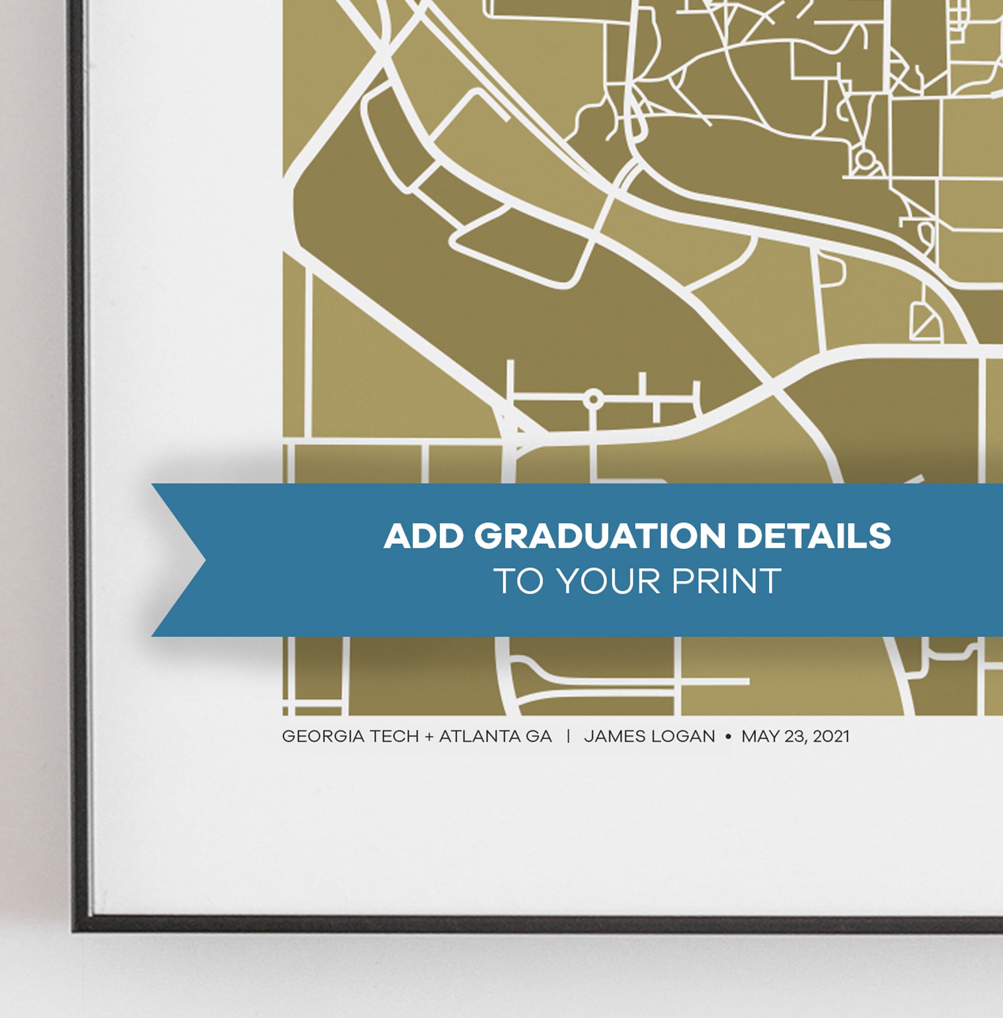 UT Austin Map Print - Etsy
