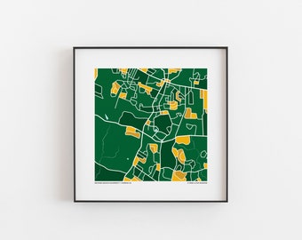 George Mason University - Map Print