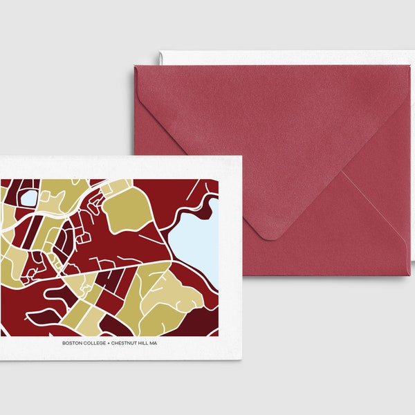 Boston College - Map Cards