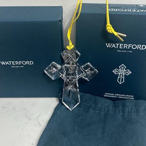 Water Ford Crystal 十字架 Waterford Crystal Standing Cross - Etsy