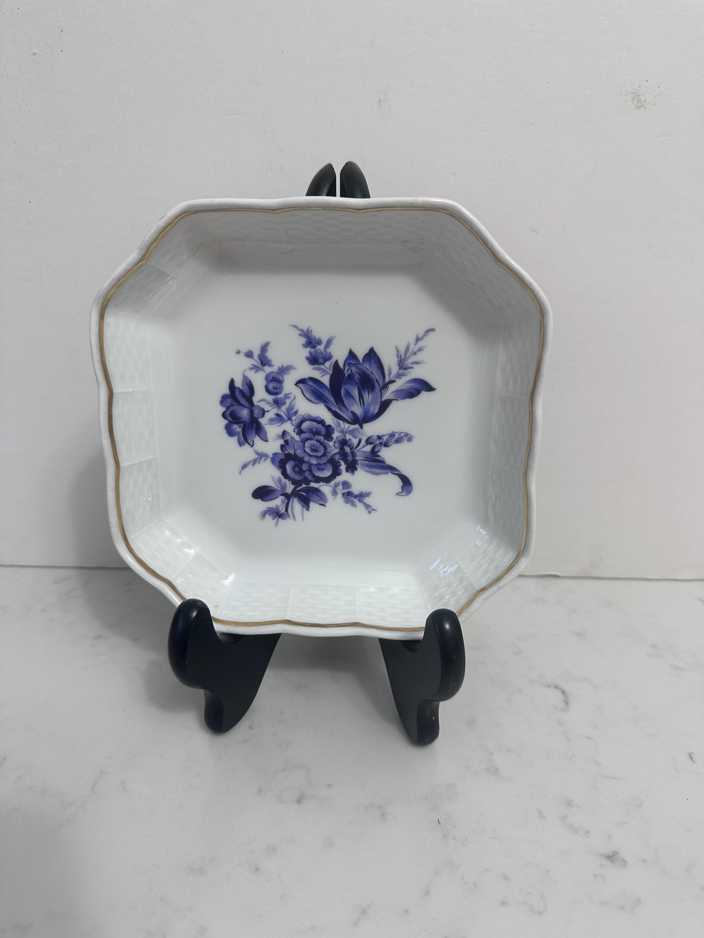 ジノリ　オータムフラワー　15.5プレート×5 Richard Ginori Blue Floral - Etsy
